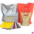 Coloured varigauge carrier bags