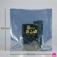 ESD Shielding Bag - 455mm x 455mm x 70mu (18" x 18" x 280 gauge)