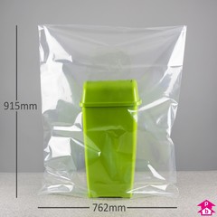 large clear plastic bags for storage