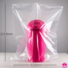 xl clear plastic bags