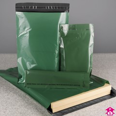 Green 100% Recycled Biodegradable Mailing Bags