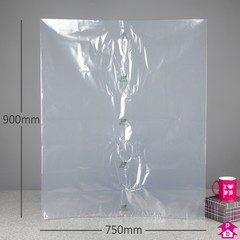 I'm Green Clear Polybag -  Extra Large - 750mm x 900mm x 50 micron (30" x 36" x 200 gauge)