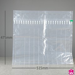 Inflatable Protective Bag (Laptop size) - Uninflated: 515mm wide x 475mm long. (For large laptop, etc).