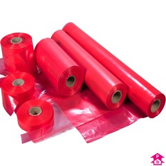 Pink anti-static layflat tubing
