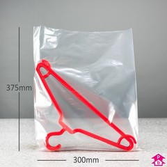 PriceBuster Clear Bags - 12" wide x 15" long x 90 gauge thick