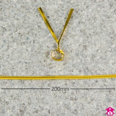Twist Tie - Gold - 200mm (8") Long