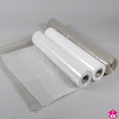 Clear 100% Recycled Wide Polythene Sheeting (Builders Rolls)
