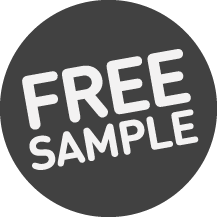 Free sample service icon